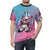 Anime-style t-shirt featuring a custom dark fantasy character design - men front