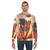 Kuniyoshi Samurai Print Sweatshirt featuring a woodblock inspired design - men
