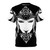 Dark magic gothic art t-shirt featuring Aubrey Beardsley-inspired black and white 1920s illustration