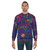 Colorful kraken sweatshirt with vibrant tentacles - men