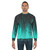 Geometric abstract sweatshirt with tech-inspired design - men