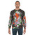 Koi fish pond inspired Japanese style sweatshirt - men