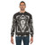 Ram skull monochrome sweatshirt design - men
