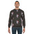 Rainbow unicorn graphic on cozy sweatshirt - men
