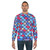 Colorful rainbow fish scales sweatshirt - men