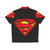 Retro Super M A N Logo Vintage Hawaiian Shirt - Back