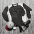 Black Labrador Retriever "Duke The Lab" Sweatshirt - flat lay