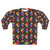 Retro 1980s rainbow diamond pattern sweatshirt