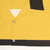 Retro Speedblock Yellow Hawaiian Shirt for Vintage Motorcycle Fans - Detail