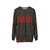 Kiss Band Logo Red Sweatshirt - hanging