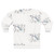Waterproof swimmer sweatshirt with ocean and nature inspired artwork