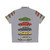 Saab classic car outline illustration Hawaiian shirt - Back
