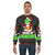 Funny Grinch Christmas Sweatshirt with "Drink Up Grinches" text - men