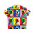 Puppernelson Pop Art Bull Terrier Hawaiian Shirt - Back