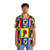 Puppernelson Pop Art Bull Terrier Hawaiian Shirt - People Front