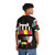 Vibrant TV-inspired Hawaiian shirt with colorful pop culture pattern - People Back