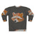 Colorful and abstract legendary raccoon graphic on a sweatshirt - Back
