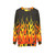 Racing Flames Sweatshirt - hanging