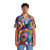 Tropical garden Hawaiian shirt with vibrant abstract patterns and floral design - People Front