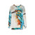 Watercolor Kingfisher Bird Sweatshirt - hanging