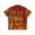 Vintage Rare Robin Hood Movie Poster Print Hawaiian Shirt - Back