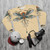 Dragonfly tattoo design sweatshirt - flat lay