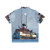 Vintage PS Waverley Hawaiian Shirt with Paddle Steamer Cruise Ship