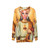 Drag Queen Jesus Sweatshirt featuring a collage design - hanging