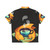 Pumpkin dragon Hawaiian shirt with kawaii and spooky details - Back