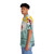 Retro Nordic ski Hawaiian shirt with mountains and scenic design - People Left