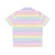Colorful rainbow striped Hawaiian shirt - Back
