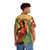 Vintage pinup-style Hawaiian shirt featuring a character from the anime series One Piece - People Back