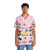 Pug Princess Hawaiian Shirt with Disney Inspired Designs - People Front