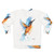 Colorful Kingfisher Watercolor Sweatshirt - Back