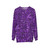 Purple Glitter Confetti Sweatshirt - hanging