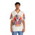 Vintage Hawaiian shirt with retro music design - People Front