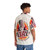 Vintage Hawaiian shirt with retro music design - People Back