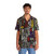 Retro Music Collage Hawaiian Shirt - People Front