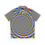 Psychedelic swirl pattern on a Hawaiian shirt