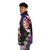 Barry Manilow Puffer Jacket with the singer's image and concert tour details - men side left