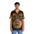 funny chimpanzee face print hawaiian vacation shirt - People Front