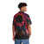 Psychedelic neon Hawaiian shirt with surreal floral and sunset animal print - People Back