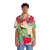 Gundam-themed Hawaiian shirt with retro robot design - People Front