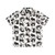 funny cats hawaiian shirt with cute black and white cat pattern