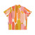 Colorful mid century modern Hawaiian shirt with abstract droplet pattern - Back