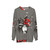 Japanese anime otaku sweatshirt with moon and red sun graphics - hanging