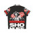 Retro Kung Fu Hawaiian Shirt with Old School Sho Nuff Design - Back