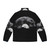 Moon Song Puffer Jacket with stars, crescent moon and retro cosmic graphics - Back