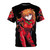 Anime-style graphic t-shirt featuring Asuka, a character from the popular sci-fi anime Neon Genesis Evangelion