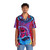 Psychedelic Hawaiian Shirt with Alex Grey Art and Trippy Floral Pattern - People Front